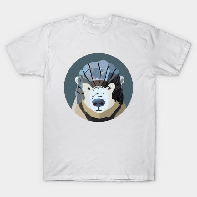 Armored Bear T-Shirt by RockyCreekArt